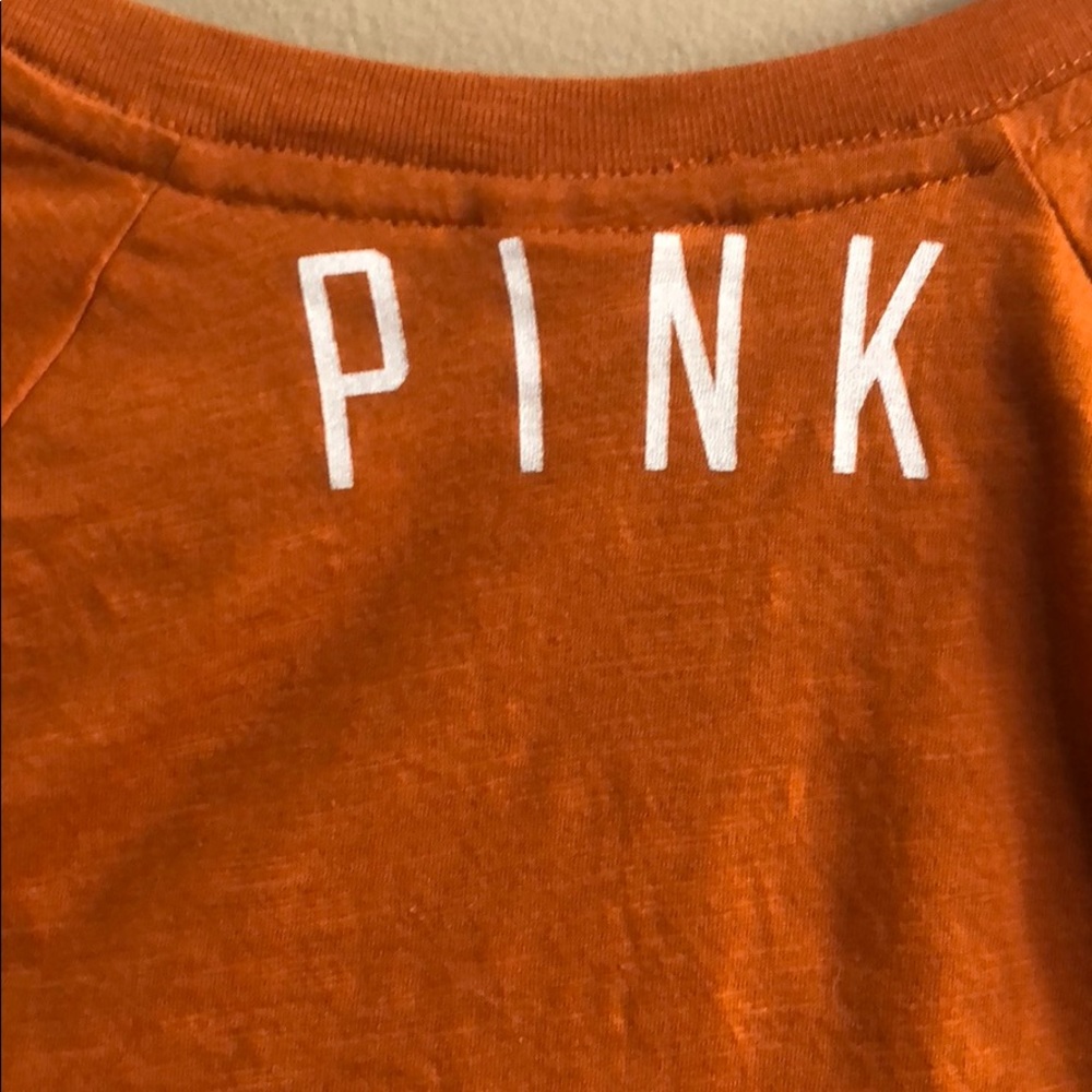 VS Pink Texas Longhorn sequin V-neck. - Picture 4 of 5